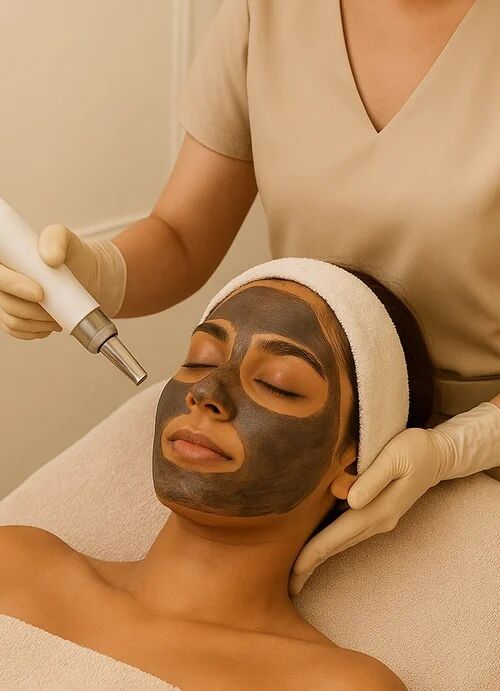 Carbon Q-Switch laser facial for glowing skin and pigmentation reduction
